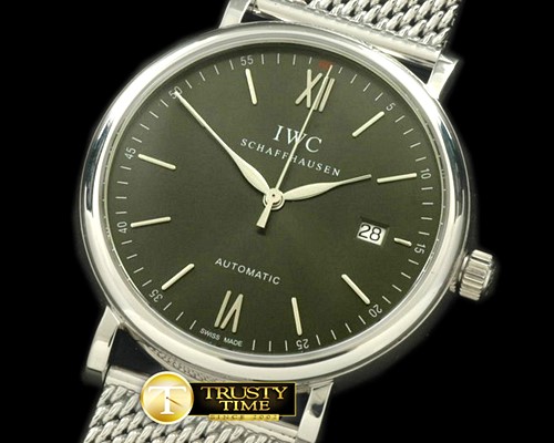 IWC Portofino Automatic SS/ME Grey Asia 2892 -IWC0145C