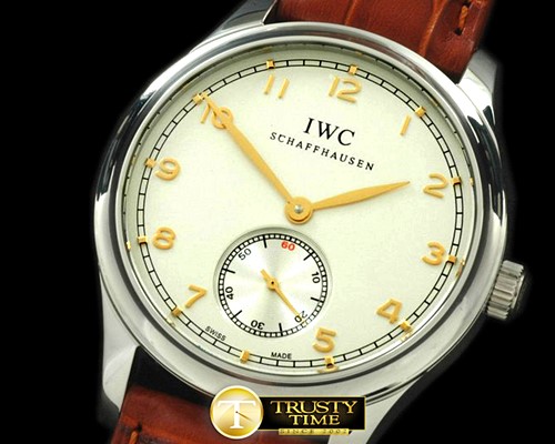 IWC Portugese Vintage Auto SS/LE White Asian 2824 28800bp -IWC0146A