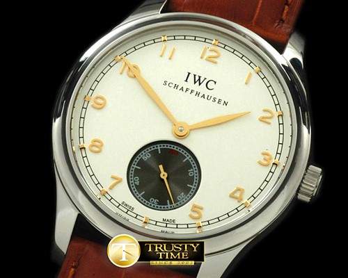 IWC Portugese Vintage Auto SS/LE White Asian 2824 28800bp -IWC0146B