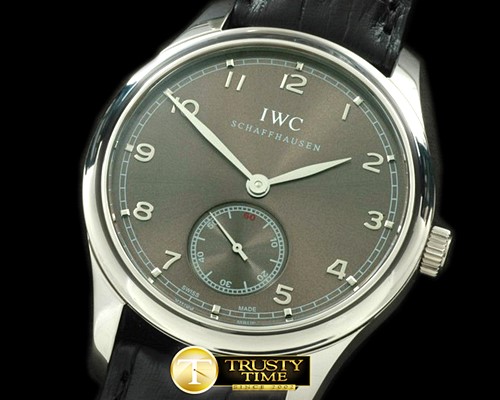 IWC Portugese Vintage Auto SS/LE Grey Asian 2824 28800bp -IWC0147C