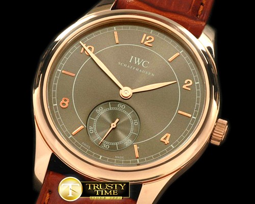 IWC Portugese Vintage Auto RG/LE Brown Asian 2824 28800bp -IWC0148F