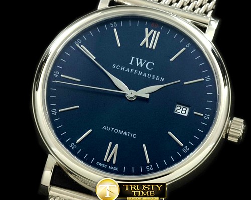 IWC Portofino Automatic SS/ME Blue Asia 2892 -IWC0151