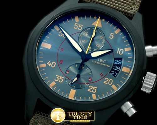IWC Top Gun Miramar Ed PVD/NY Grey Jap OS20 Qtz -IWC0166
