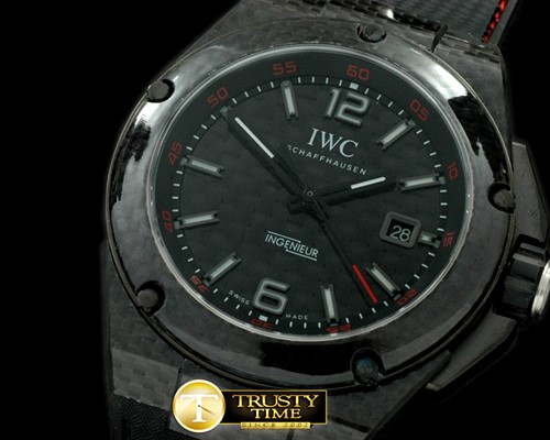 IWC Ingenuier Carbon CF/RU Black/Red A7750 -IWC0191C