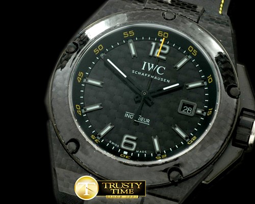 IWC Ingenuier Carbon CF/RU Black/Yellow A7750 -IWC0191D