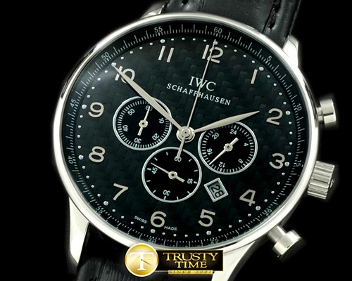 IWC Portuguese Chrono SS/LE Black Jap OS20 -IWC0198E