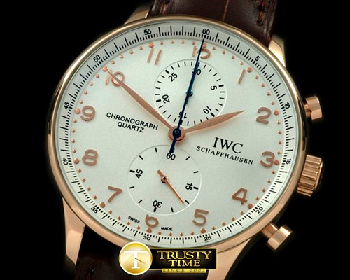 IWC Portuguese Chrono RG/LE White Jap OS20 -IWC0201A