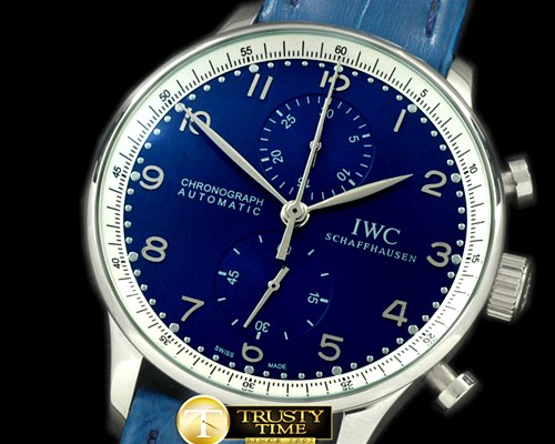 IWC Portuguese Chrono SS/LE Blue Jap OS20 -IWC0202A