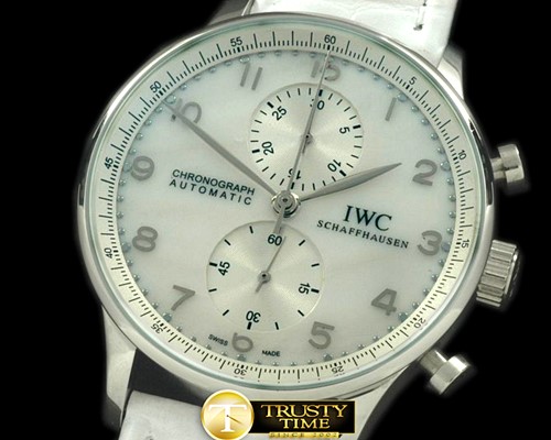 IWC Portuguese Chrono SS/LE MOP White Jap OS20 -IWC0205B