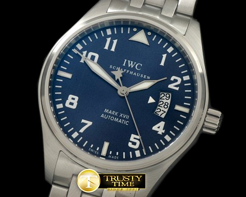 IWC Mark XVII SS/SS Blue Asia 2892 -IWC0230A