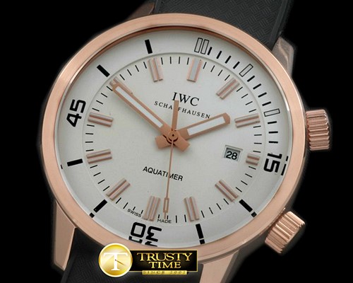 IWC 2013 Aquatimer Auto RG/RU White A2813 -IWC0232A