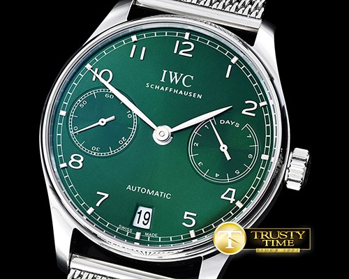 IWC Portugese 5007 SS/ME YLF Green SS A52010 -IWC0331C