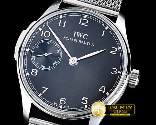 IWC Portugese 524204 SS/ME Grey SS YLF A23J Cal95290 -IWC0332D