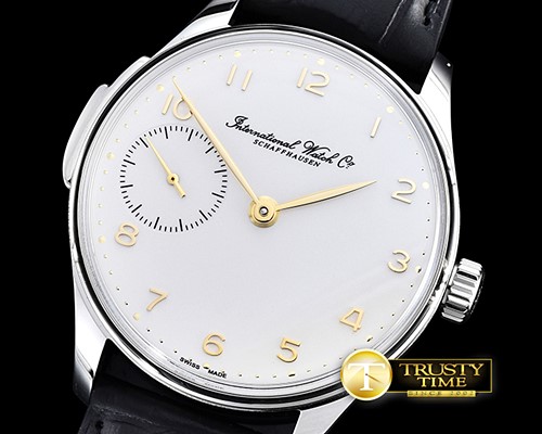 IWC Portuguese Min. Repeater SS/LE Wht Gold Asia 23J YLF -IWC0335D