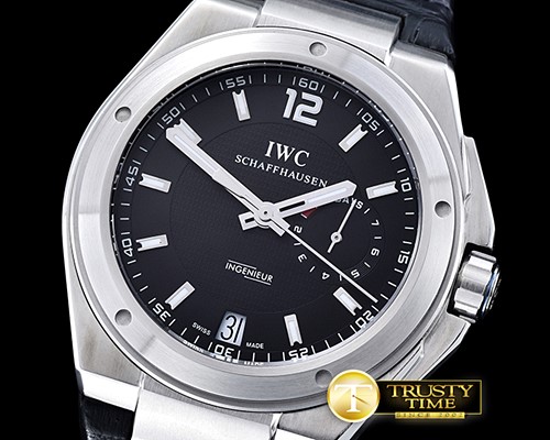 IWC Ingenieur Jumbo SS/LE Black/SS Asia 51113 Mod -IWC0356C