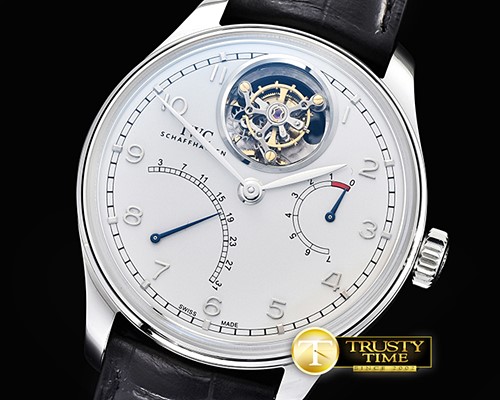 IWC Portugese Mystere Tourbillon SS/LE Wht YLF Tourb -IWC0364C