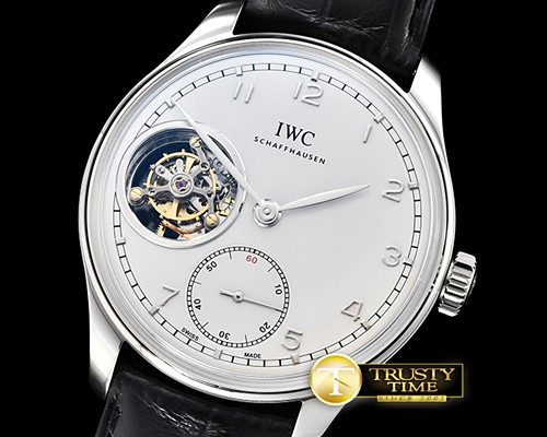 IWC Portugese Tourbillon SS/LE White/Num YLF Tourb -IWC0367A