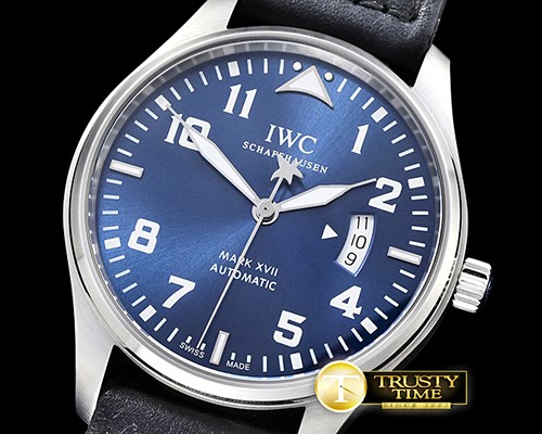 IWC Mark XVII Le Petit Prince SS/LE Blue/Num Asia 2824 -IWC0368B