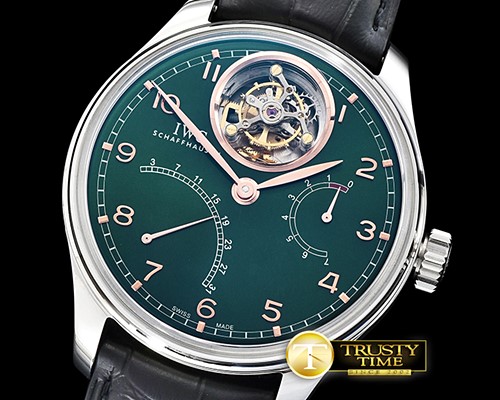 IWC Portugese Mystere Tourbillon SS/LE Green YLF Tourb -IWC0375C