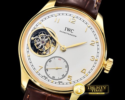 IWC Portugese Tourbillon YG/LE White/Num YLF Tourb -IWC0377A