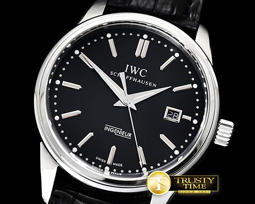 IWC Vintage Ingenieur SS/LE Black AIF Miyota 9015 Mod -IWC0390B
