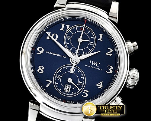 IWC Da Vinci Chrono Laureus Ed SS/LE Blue ZF Asia 89361 -IWC0396