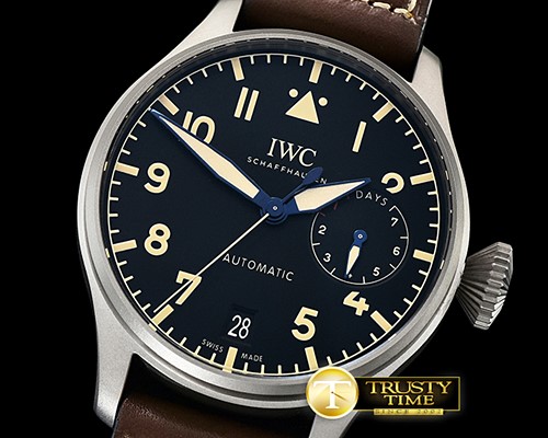 IWC Big Pilot Heritage IW510301 SS/LE Black ZF A52110 -IWC0398