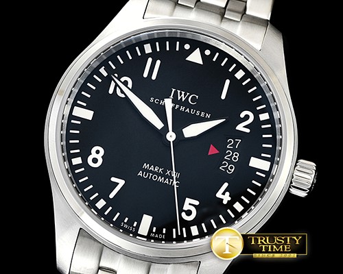 IWC Mark XVII IWC326504 SS/SS Black/Num MKF V2 Miyota 9015 -IWC0400B