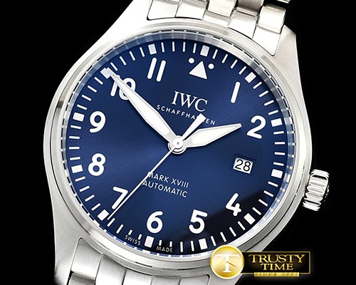 IWC Mark XVIII IW327014 SS/SS Blue MKF V2 Miyota 9015 -IWC0401A