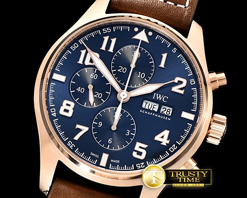 아이더블유씨 Pilot Chrono Le Petit 377721 RG/LE Blue ZF A7750 -IWC0410