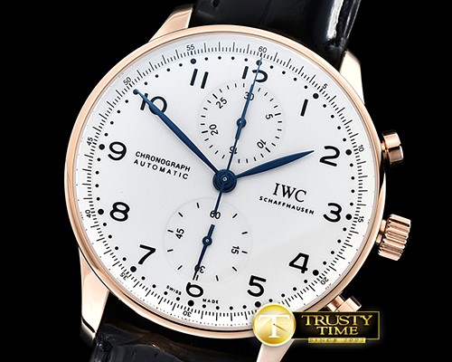 아이더블유씨 Portuguese Chrono 150 Years RG/LE Wht/Blu YLF A7750 -IWC0414
