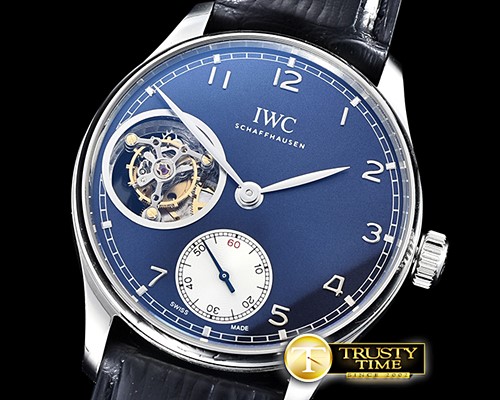 IWC Portuguese Tourbillon IW5463 SS/LE Blue ZF Tourbillon -IWC0422A