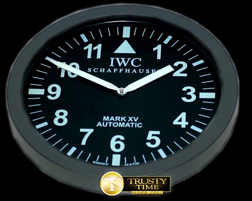 IWC Mark XV Wall ClockBlack Frame -IWCACC004C