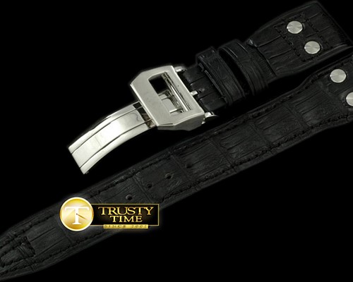 IWC Leather Strap Black for Big Pilot and Top Gun -IWCSTP002A