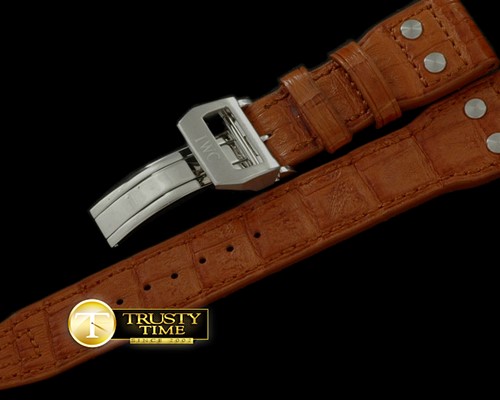 IWC Leather Strap Honey Brown for Big Pilot and Top Gun -IWCSTP002B
