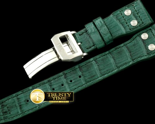 IWC Leather Strap Green for Big Pilot and Top Gun -IWCSTP002D
