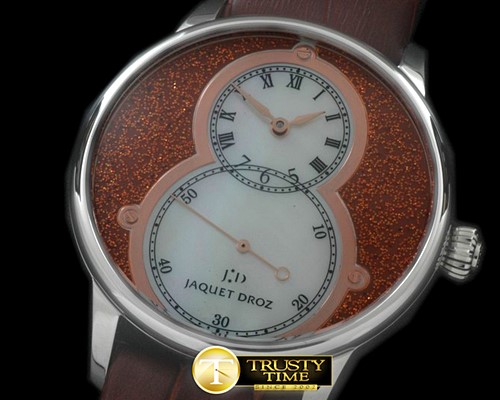 자케 드로 Grande Secs SS/LE Brown ST 8003 -JD002C