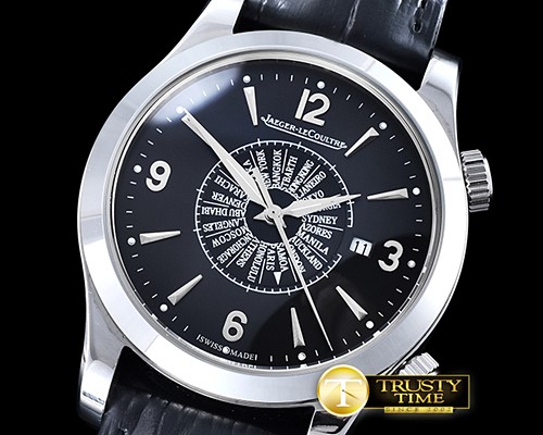 예거 르쿨트르 Master Memovax World Time SS/LE Black Asia 21J -JL0102B