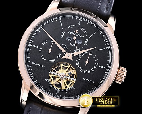 예거 르쿨트르 Master Complications Tourbillon RG/LE Black Asia 21J -JL0105D