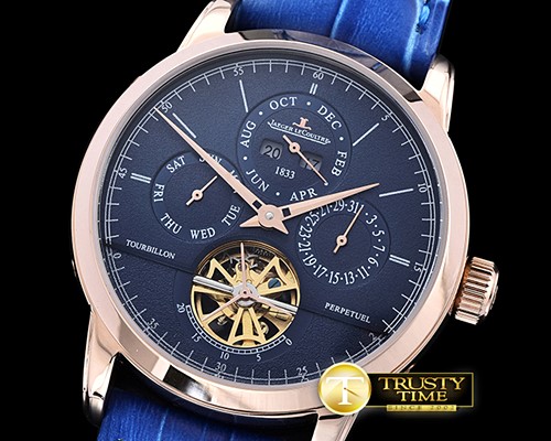 예거 르쿨트르 Master Complications Tourbillon RG/LE Blue Asia 21J -JL0105E