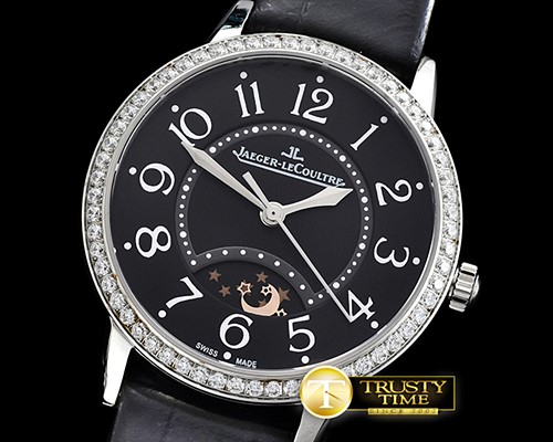 예거 르쿨트르 RendezVous Day/Night Diams SS/LE Black MY9015 Mod -JL0107E