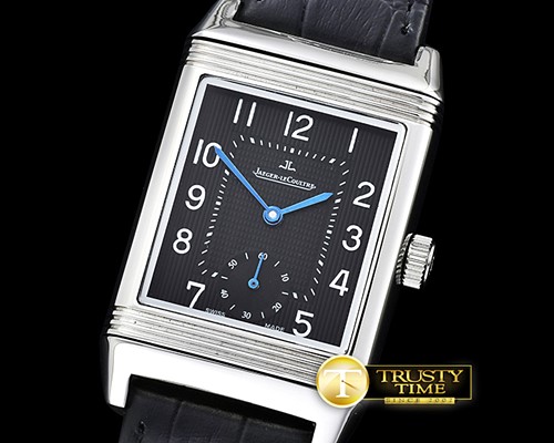 예거 르쿨트르 JL Reverso Automatic SS/LE Black/Num Asia 2824 Mod -JL0109B