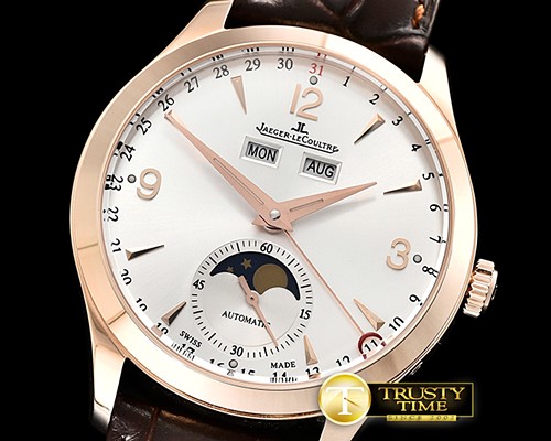 예거 르쿨트르 Master Ultra Thin Moonphase RG/LE White KMF MY9015 Mod -JL0117A