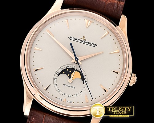 예거 르쿨트르 Master Ultra Thin Moonphase RG/LE White ZF 1:1 MY9015 -JL0119