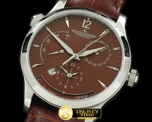 예거 르쿨트르 Master Reserve/Duo Time SS/LE Brown Asian 23J -JL045B