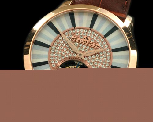 예거 르쿨트르 Haute Joaillerie Tourbillon RG/LE Green Flying Tourbill -JL053A