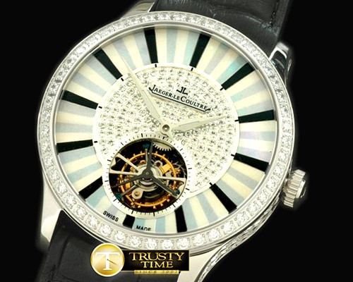 예거 르쿨트르 Haute Joaillerie Tourbillon SS/LE Green Flying Tourbill -JL053B
