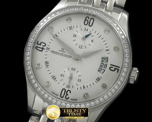 예거 르쿨트르 Master Duo Time SS/SS White Asian 2824 -JL066C