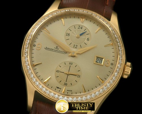 예거 르쿨트르 Master Duo Time YG/LE Gold Asian 2824 -JL067C