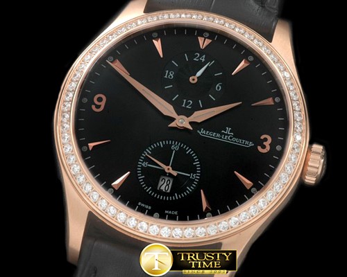 예거 르쿨트르 Master Duo Time RG/LE Black Asian 2824 -JL068D